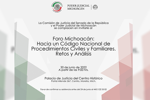 Se realizará el 30 de junio en Morelia; registro abierto en https://bit.ly/2OjUSEm